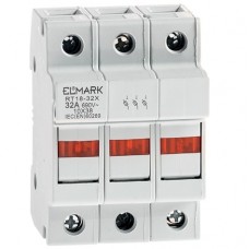 Ασφαλειοθήκες Κυλινδρικής Ασφάλειας 10X38 3P 32A 10RT1833